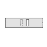 Beépítőkészlet x/h250 kompakt kész. vízsz. 200mm 800mm x 200mm Quadro Hager