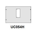 Beépítőkészlet x1000-megszakítóhoz függ. motoros 100mm x 600mm x 800mm Quadro Hager