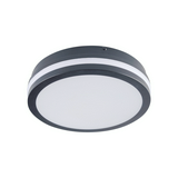 BENO 12-18W CCT-O-SEG Védett UFO LED 12-18W CCT 3000/4000/6500K step dimm IP54 kerek+SZENZOR szürke max 1740lm mikrohullámú