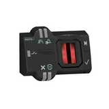 Biometrikus kapcsoló bistabil 2-állású reteszelt 0-24V 22.5mm-átmérő Harmony XB5 Schneider