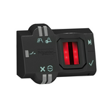 Biometrikus kapcsoló bistabil 2-állású reteszelt 22.5mm-átmérő Harmony XB5S Schneider