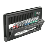Csavarhúzó-bitkészlet 10-darabos 2-PH 2-PZ 3-Torx 2hex 1hajtókar Bit-Check 10 Zyklop Mini WERA