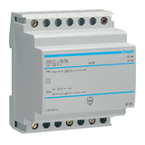 Biztonsági transzformátor 1F 16VA sorolható 230V/ 12V/ 1.33A 24V/ 0.67A 4M ST Hager