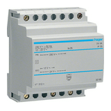 Biztonsági transzformátor 1F 25VA sorolható 230V/ 12V/ 2.08A 24V/ 1.04A 4M ST Hager