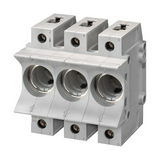 Biztosítóaljzat NEOZED 3P D02 63A 400V  burkolattal kalapsínre SENTRON SIEMENS