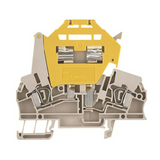 Biztosítós sorkapocs TS35 bézs G-biztosítóbetét 5x25mm csavaros-aljzat ZSI 2.5/5X25 Weidmüller