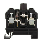 Biztosítós sorkapocs TS35 5x20mm fekete G-biztosítóbetét 5x20mm 10A SK 1/35 PA-G BK CONTA-CLIP