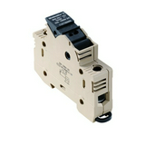 Biztosítós sorkapocs TS35 bézs G-biztosítóbetét 10,3x38mm csavaros WSI 25/2 10X38 1KV Weidmüller