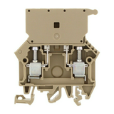 Biztosítós sorkapocs TS35/32 5x20, 5x25, 5x30 mm bézs kihajtható-aljzat 10A SIK 10 BG CONTA-CLIP