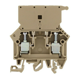 Biztosítós sorkapocs TS35/32 5x20, 5x25, 5x30 mm bézs kihajtható-aljzat SIK 10/ST BG CONTA-CLIP