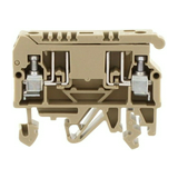 Biztosítós sorkapocs TS35/32 5x20, 5x25 mm bézs G-biztosítóbetét 5x20mm 6.3A STK 2 BG CONTA-CLIP