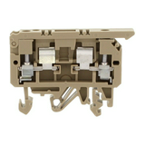 Biztosítós sorkapocs TS35/32 5x20, 5x25 mm bézs G-biztosítóbetét 5x20mm 6.3A STK 1 BG CONTA-CLIP