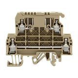 Biztosítós sorkapocs TS35/32 5x20, 5x25 mm bézs G-biztosítóbetét 5x20mm 6.3A STKD 1 BG CONTA-CLIP