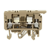 Biztosítós sorkapocs TS35/32 5x20, 5x25 mm bézs kalap-/G-sín STK 1/LED(RD)/230V AC BG CONTA-CLIP