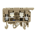 Biztosítós sorkapocs TS35/32 5x20, 5x25 mm bézs kalap-/G-sín STK 1/LED(RD)/24V AC BG CONTA-CLIP