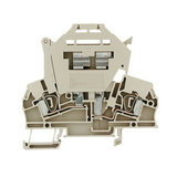 Biztosítós sorkapocs TS35 bézs G-biztosítóbetét 5x20mm billenthető-aljzat 6.3A ZSI 2.5 Weidmüller