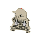 Biztosítós sorkapocs TS35 bézs G-biztosítóbetét 5x20mm csavaros WSI 6/LD 250AC LLC Weidmüller