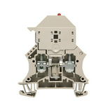 Biztosítós sorkapocs TS35 bézs G-biztosítóbetét 5x20mm csavaros WSI 6/LD 10-36V DC/AC Weidmüller
