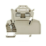 Biztosítós sorkapocs TS35 bézs G-biztosítóbetét 6,3x32mm ZSI 2.5/2 500AC Weidmüller