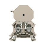 Biztosítós sorkapocs TS35 bézs G-biztosítóbetét 6,3x32mm 6.3A WSI 6/2/LD 10-36V DC/AC Weidmüller