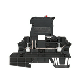 Biztosítós sorkapocs TS35 fekete G-biztosítóbetét 5x20mm csavaros WMF 2.5 FU 10-36V SW Weidmüller