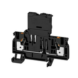 Biztosítós sorkapocs TS35 fekete G-biztosítóbetét 5x20mm DIN (kalap)sín 35mm AFS 4 2C Weidmüller