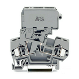 Biztosítós sorkapocs kihajtható szürke TS35 5x20 mm 2,5mm2 rugószorításos WAGO