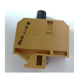 Biztosítós sorkapocs TS32 5x25 mm bézs G-biztosítóbetét 5x25mm G-sín 10A SK 1/32 KRG CONTA-CLIP