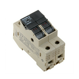 Biztosítós sorkapocs TS35 bézs DIN (kalap)sín 35mm csavaros 32A WSI 25/2 10X38/LED Weidmüller