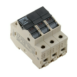 Biztosítós sorkapocs TS35 bézs DIN (kalap)sín 35mm csavaros 32A WSI 25/3 10X38/LED Weidmüller