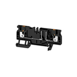 Biztosítós sorkapocs TS35 fekete billenthető-aljzat dugaszolható 10A AFS 2.5 CF 2C BK Weidmüller