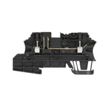 Biztosítós sorkapocs TS35 fekete DIN (kalap)sín 35mm csavaros WMF 2.5 FU SW WO FUCR Weidmüller