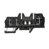 Biztosítós sorkapocs TS35 fekete dugaszolható-aljzat rugószorításos ZSI 2X6/4X2.5 FC Weidmüller