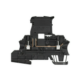 Biztosítós sorkapocs TS35 fekete G-biztosítóbetét 5x20mm csavaros 6.3A WMF 2.5 FU SW Weidmüller