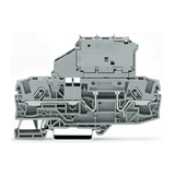 Biztosítós sorkapocs TS35 szürke G-biztosítóbetét 5x20mm billenthető-aljzat 10A TOPJOB S WAGO