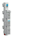 Biztosítós szakaszoló 60mm-síntávú gyűjtősínre 4P D02 63A 400V L Hager