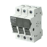 Biztosítós szakaszolókapcsoló sorolható 10x38 3P 32A 690V biztonsági kapcsoló IP20 SITOR SIEMENS