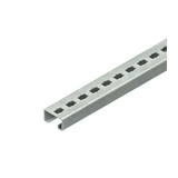 Profilsín perforált 6m C-profil 40mm x 22mm x merítetten horganyzott acél 2986/6 FKL Niedax