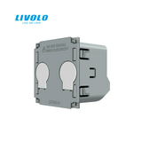 C7 105 2x1P érintő-csillárkapcsoló DC betét adapterrel 24V 5A 1000W süllyesztett C705C LIVOLO