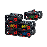 CB260 CableBox - egyeres vezetékrendező 6db-os készlet RUNPOTEC