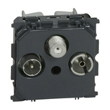 Céliane antenna aljzat TV-R-SAT süllyesztett 3-kimenet végzáró 1.5dB/860MHz LEGRAND