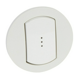 Céliane billentyű egyes kapcs/nyg.-hoz fehér üres-jel  jelzőfényes IP44 műanyag fényes LEGRAND