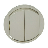 Céliane billentyű kettős kapcs/nyg.-hoz titán üres-jel műanyag fényes LEGRAND