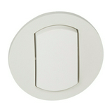 Céliane billentyű széles egyes kapcs/nyg.-hoz fehér üres-jel IP44 műanyag fényes LEGRAND