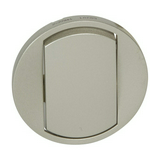 Céliane billentyű széles egyes kapcs/nyg.-hoz titán üres-jel műanyag fényes LEGRAND