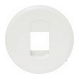 Céliane fedlap monó hangszórócsatlakozóhoz műanyag fehér címketartó nélkül LEGRAND