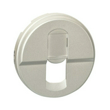 Céliane fedlap RJ45 adatcsatlakozóhoz műanyag titán címketartó nélkül LEGRAND