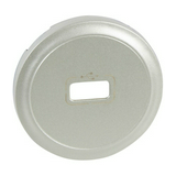 Céliane fedlap USB töltőcsatlakozóhoz műanyag titán címketartóval LEGRAND