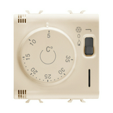 ChoruSmart szobatermosztát analóg 2M 5°C- 35°C 230VAC falonkívüli bézs  fűtés nyit/zár GEWISS