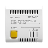 ChoruSmart metángáz jelző 1z/10A+1ny/3A 250VAC 2M beépíthető hang 12V AC/DC fehér GEWISS